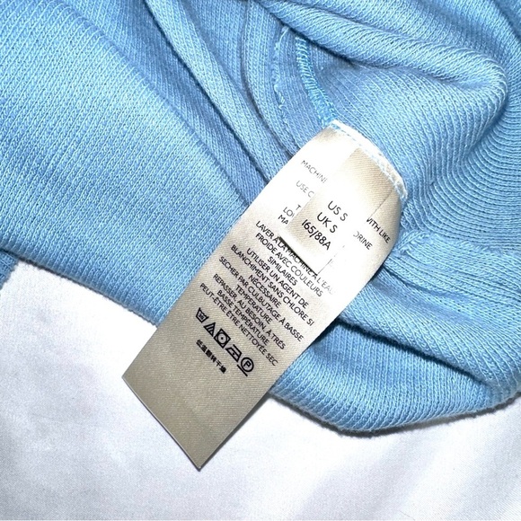 Free People Women’s Sz S Blue Long Sleeve Oversized Soft Knit Shirt We The Free - Picture 9 of 14